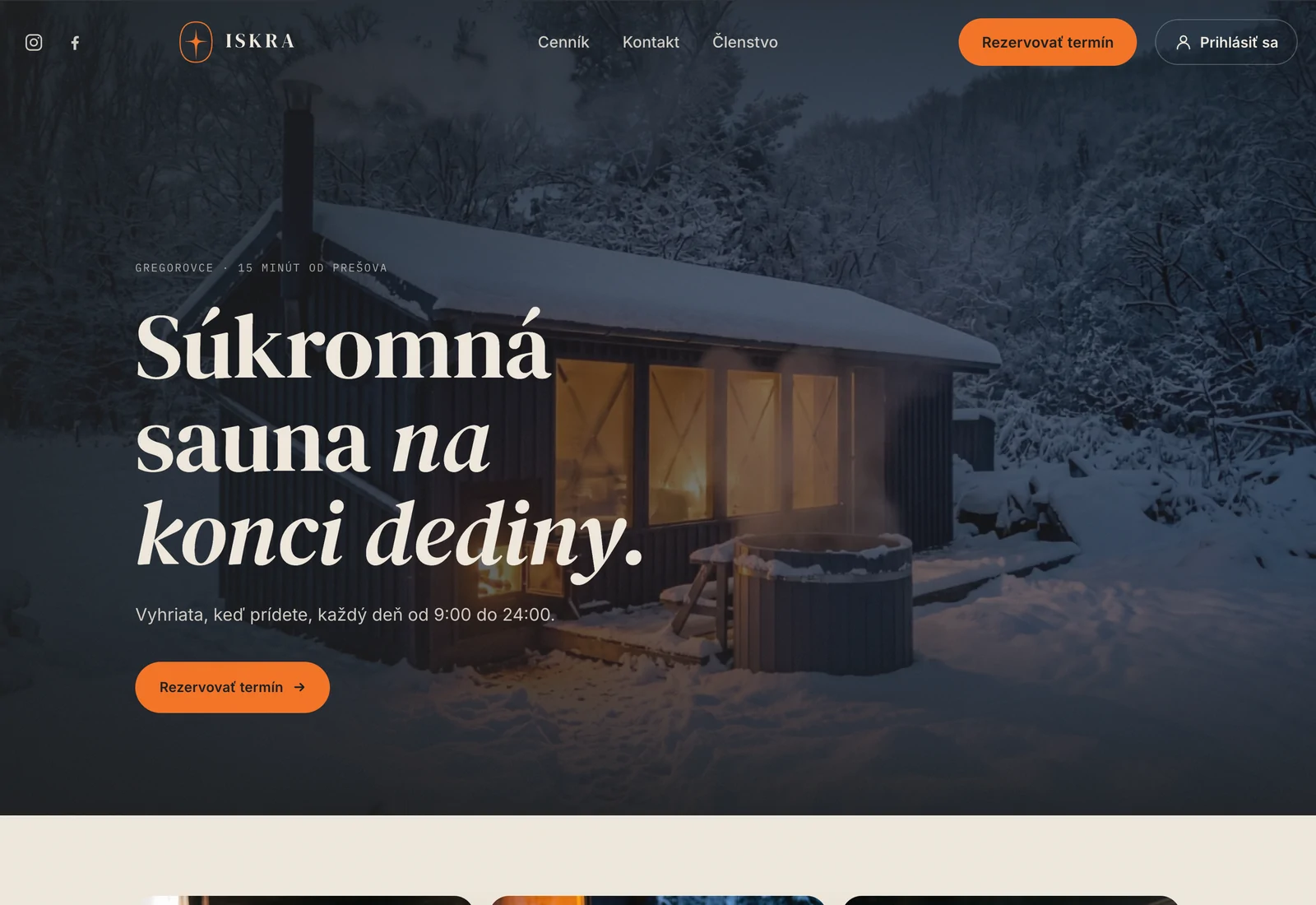 Web ISKRA sauna